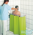 Antibakteriální sprchový závěs Ropimex (materiál staph CHEK)