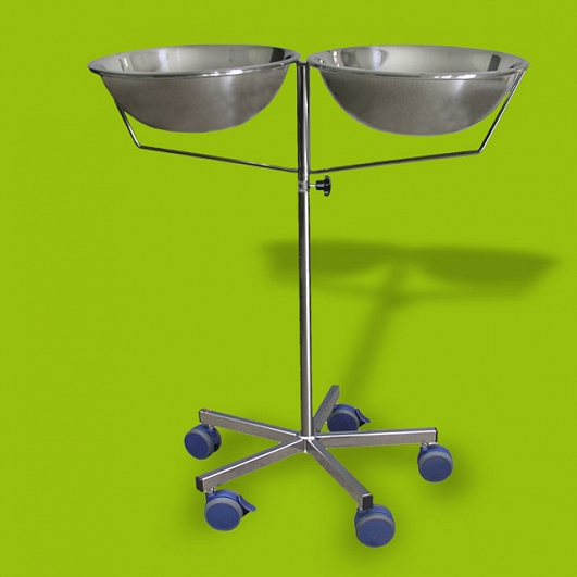 Stojan na aseptické umyvadlo se dvěma umyvadly SAUN-2